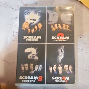 🌟3/$25🌟 Scream 4-Movie Collection DVD Box Set featuring the first four films